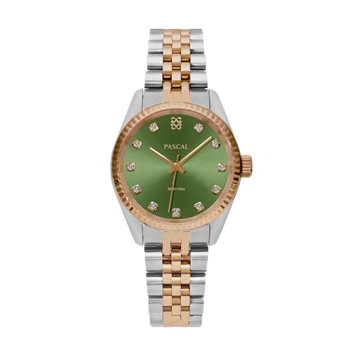 Diamond Quartz Watch with Sapphire Crystal Glass