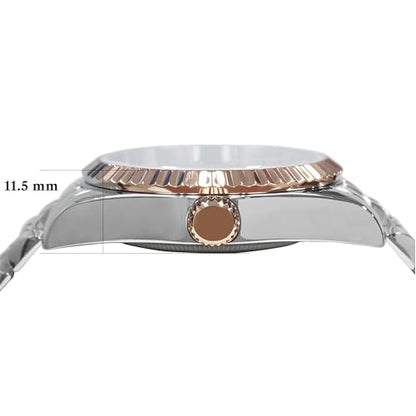 Diamond Quartz Watch with Sapphire Crystal Glass
