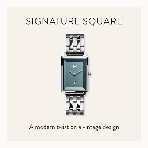 Women's Minimalist Square Watch with Interchangeable Strap