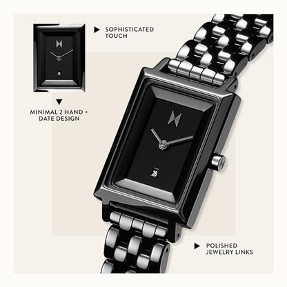 Women's Minimalist Square Watch with Interchangeable Strap