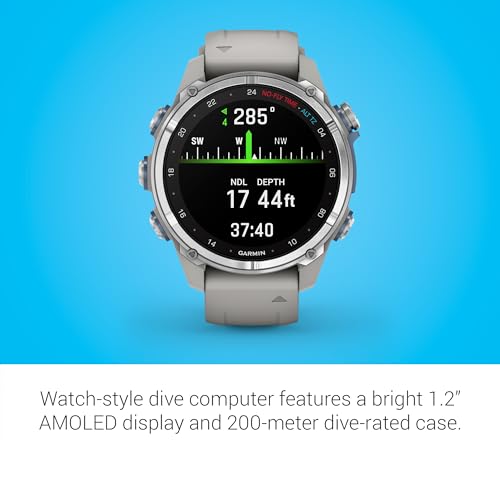 Men's AMOLED GPS Dive Computer Watch 200M
