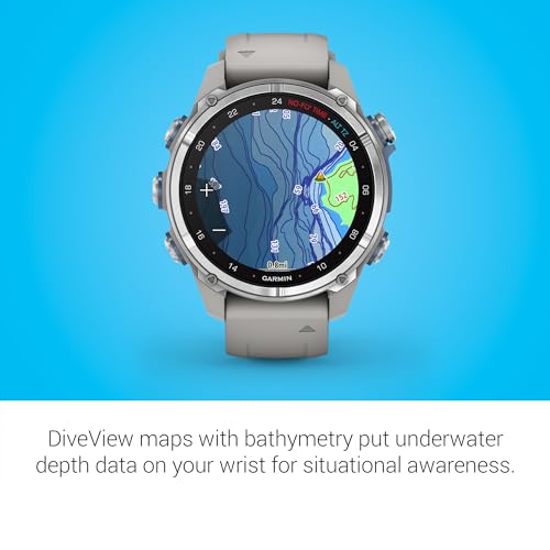 Men's AMOLED GPS Dive Computer Watch 200M