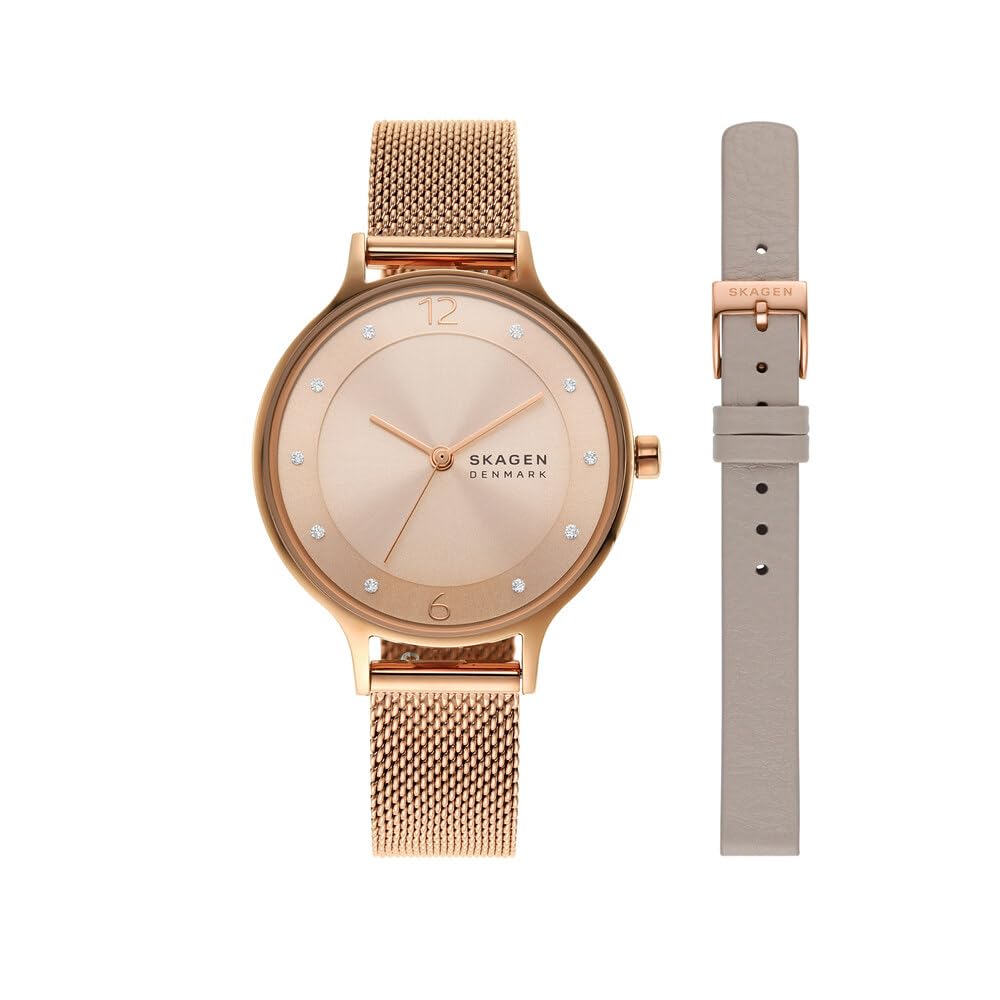 Skagen Anita Lille Minimalist Stainless Steel Watch for Women