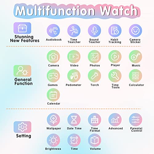 Kids Smart Watch with Games Camera and Music