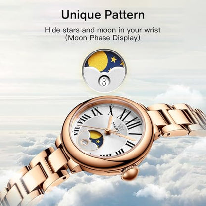 Women's Quartz Watch with Sapphire Crystal Dial