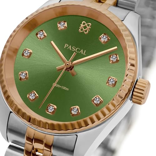 Diamond Quartz Watch with Sapphire Crystal Glass