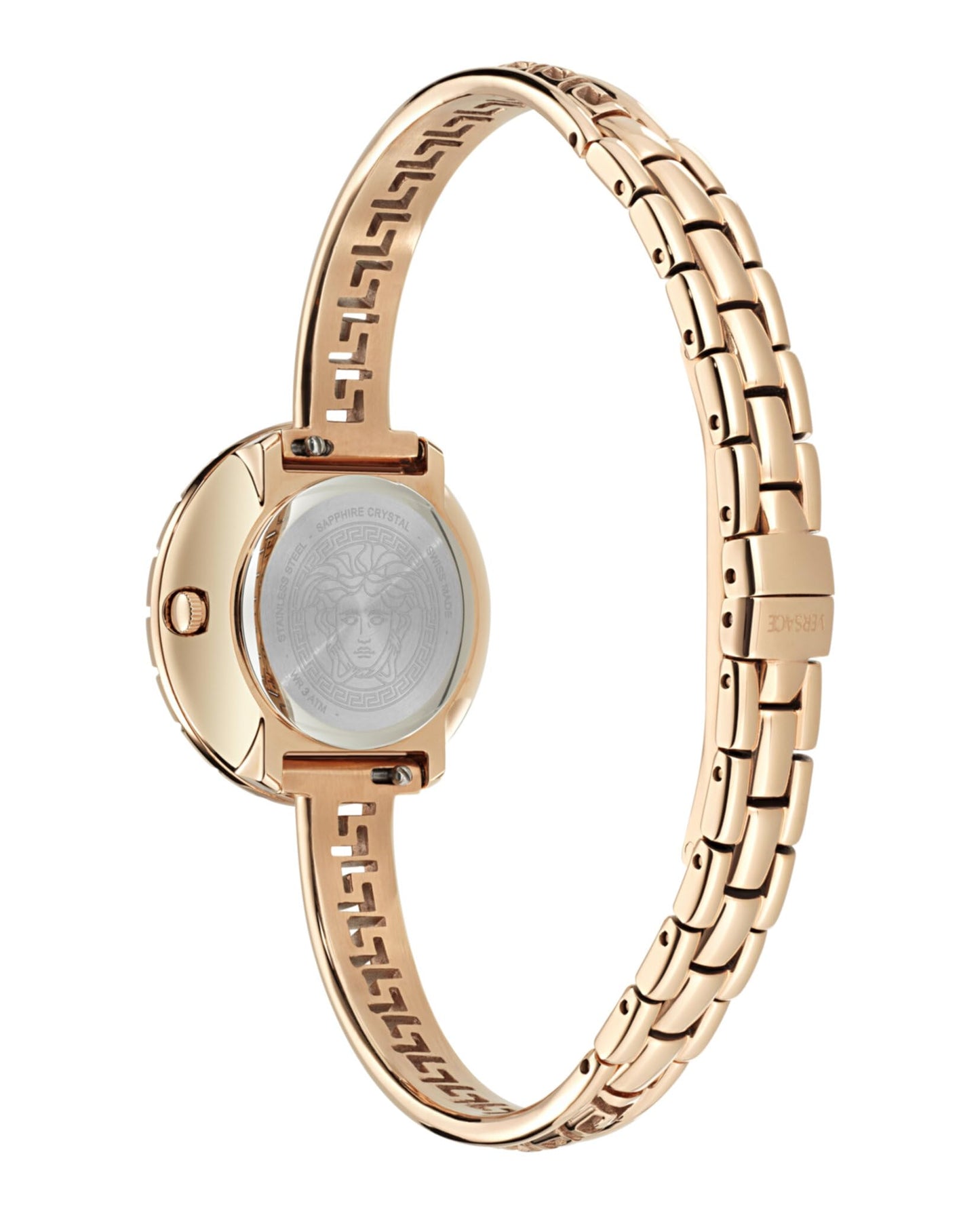 Women's Rose Gold Bracelet Watch with Luxury Design