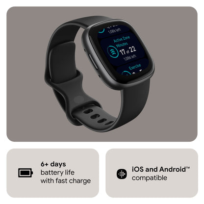 Fitness Smart Watch with GPS and Heart Rate Tracking