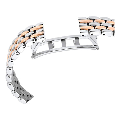 Women's Rose Gold Octagon Bracelet Watch