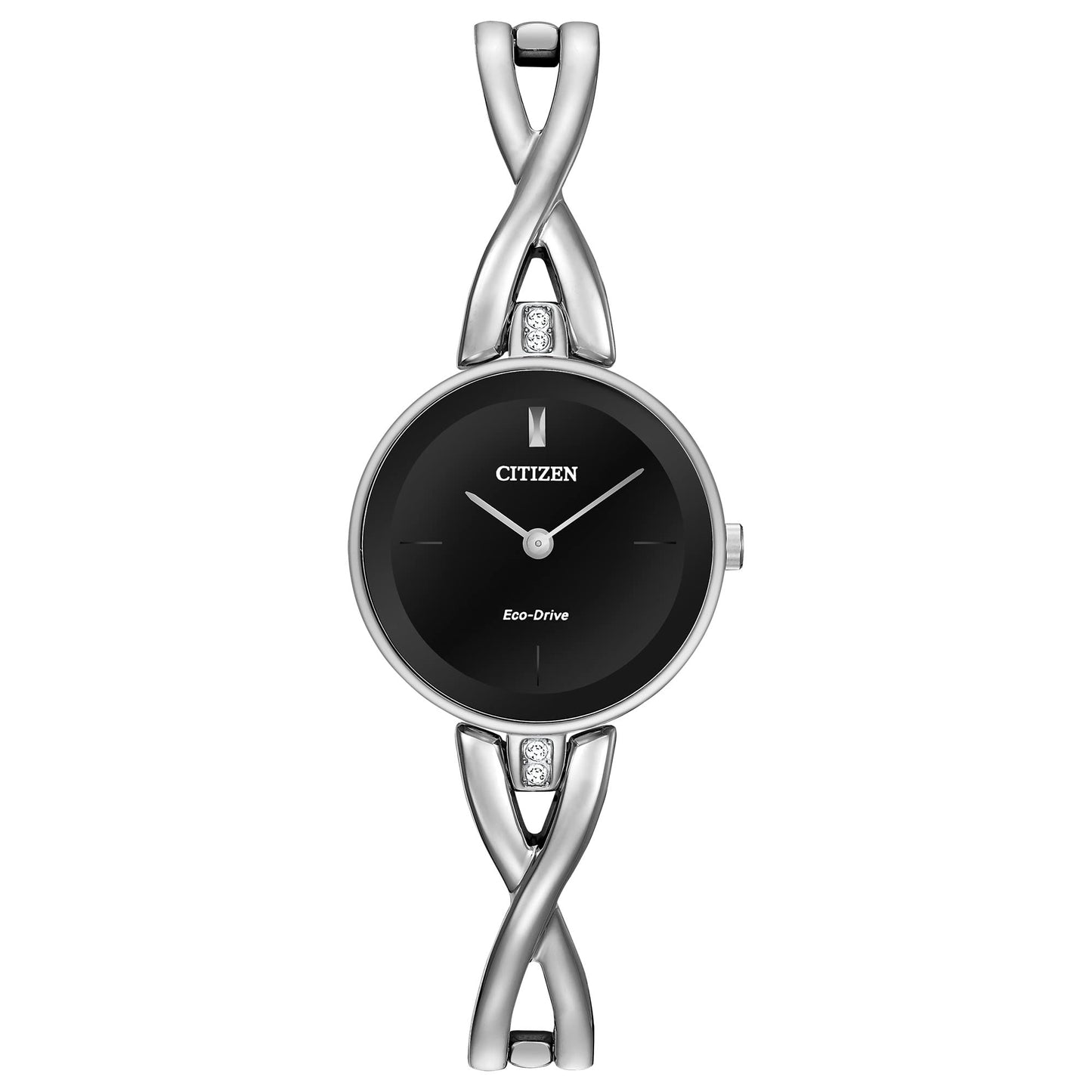 Women's Crystal Accent Stainless Steel Dress Watch