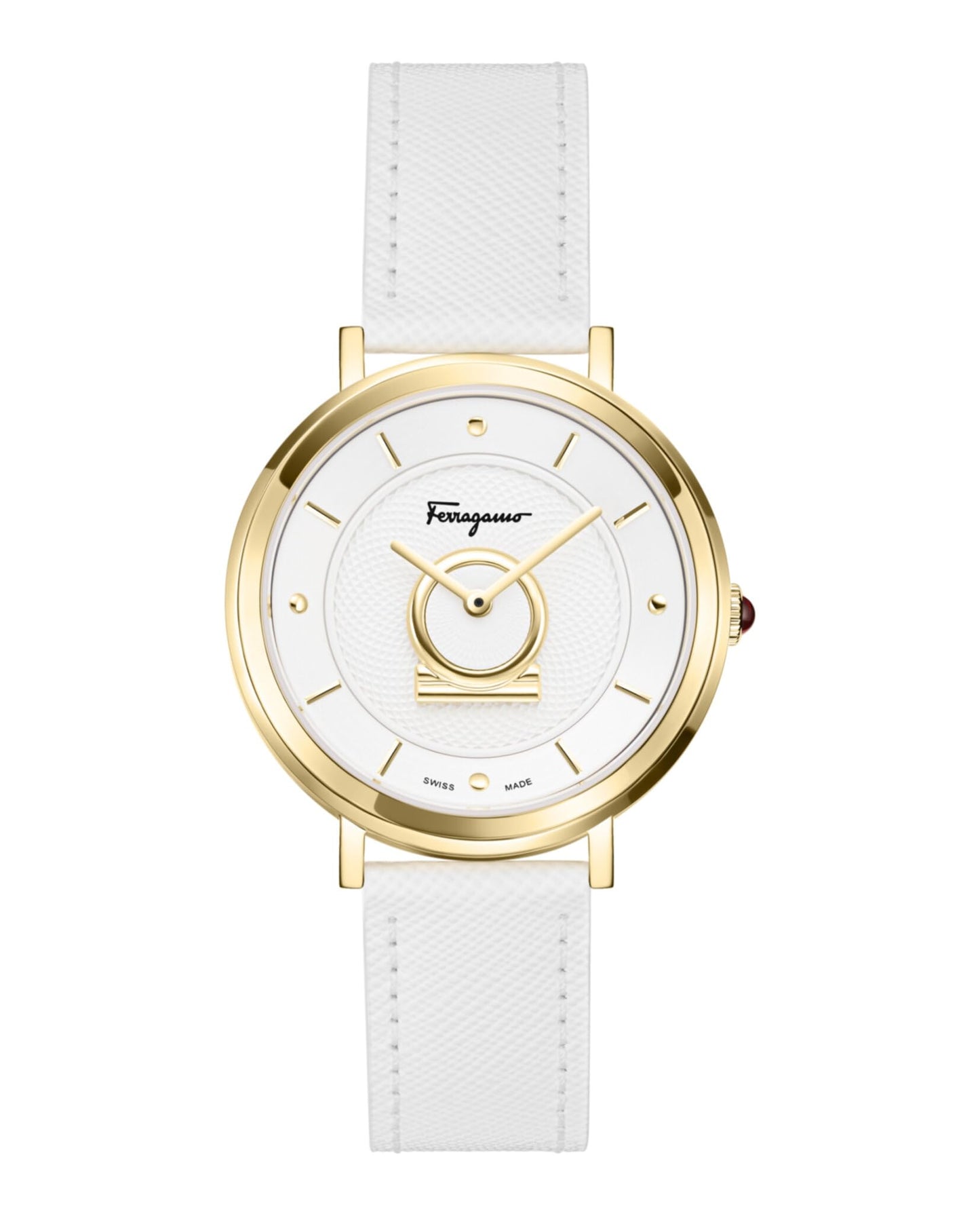 Women's Leather Strap Watch with Classic Design