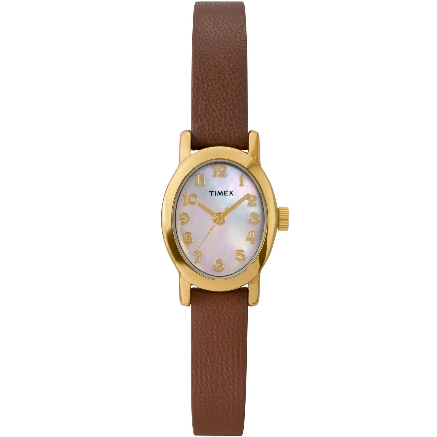 Women's Pearl Dial Watch with Gold Tone Case