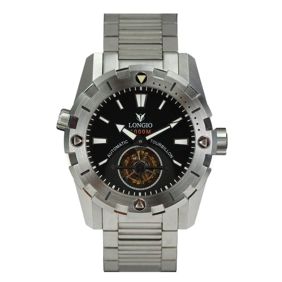 Men's Automatic Tourbillon Dive Watch 1000M