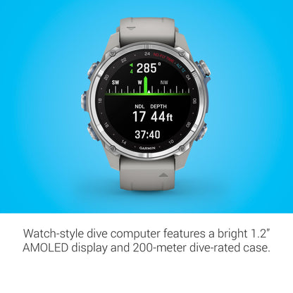 Men's AMOLED GPS Dive Computer Watch 200M