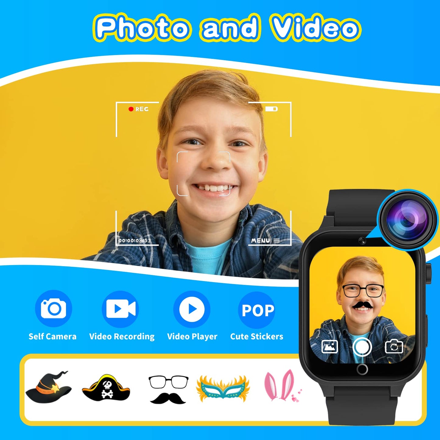 Kids Educational Smart Watch with Games and Activities