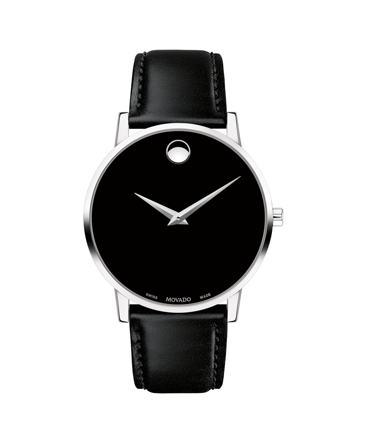 Men's Swiss Quartz Watch with Leather Strap
