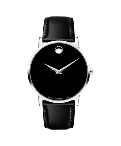 Men's Swiss Quartz Watch with Leather Strap
