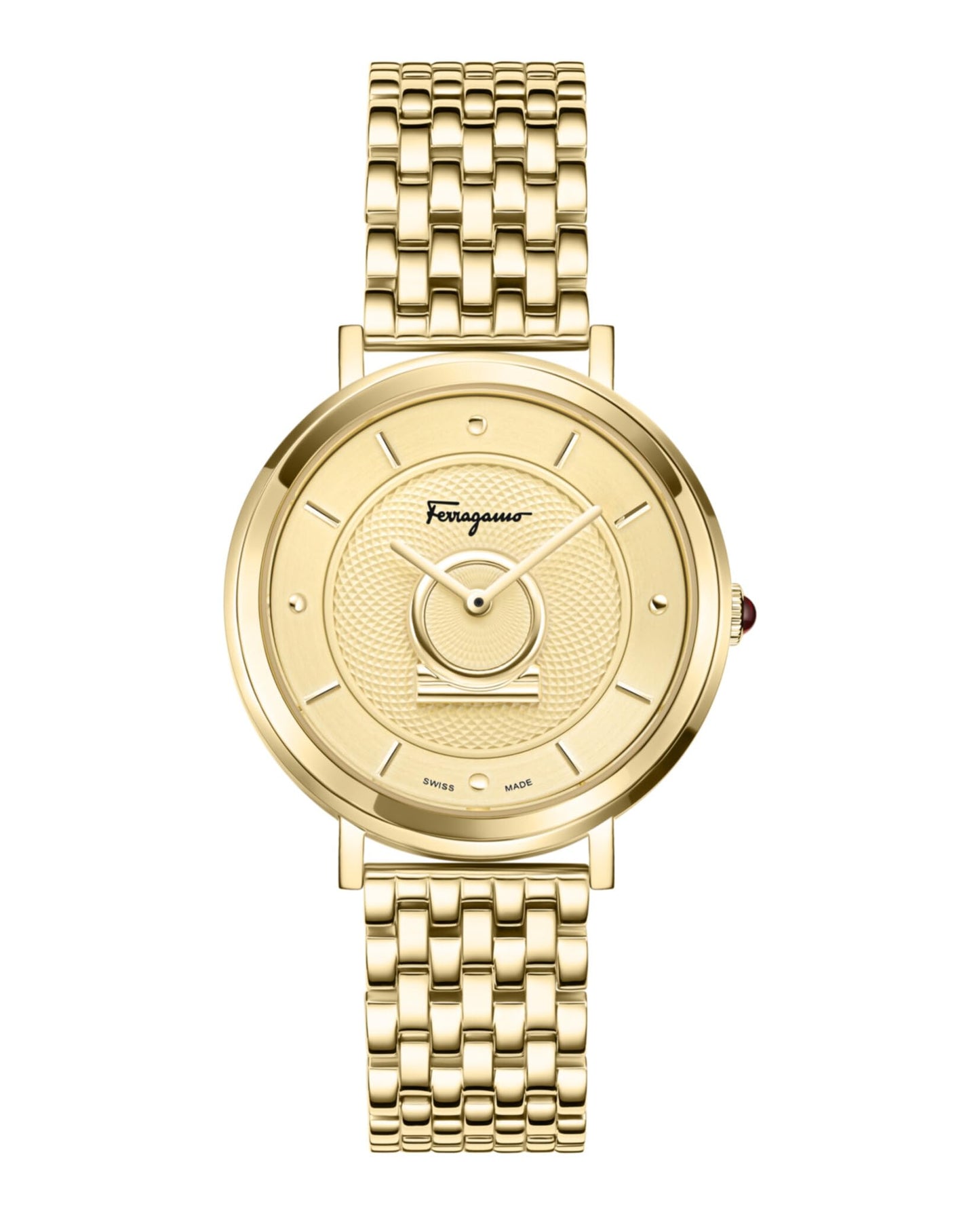 Women's Leather Strap Watch with Classic Design