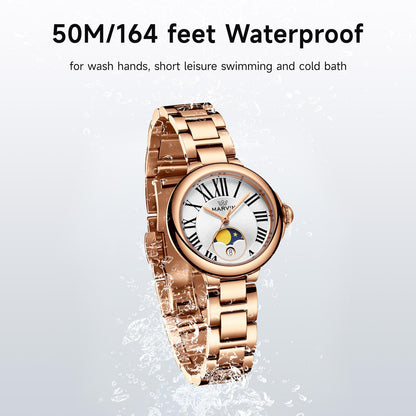 Women's Quartz Watch with Sapphire Crystal Dial