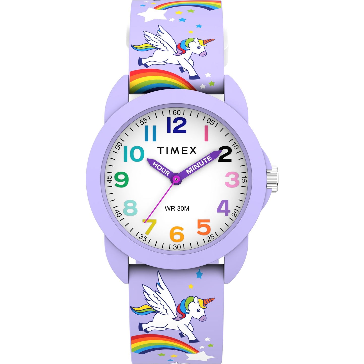 Kids Time Learning Watch with Purple Strap