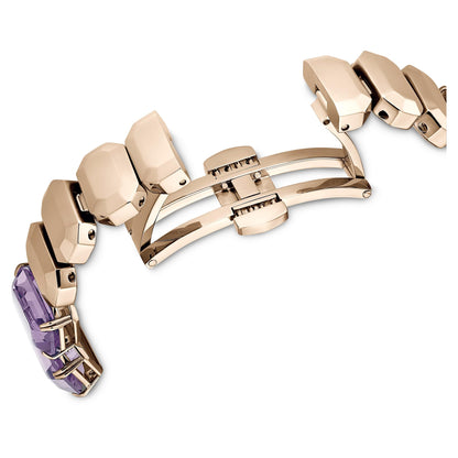 Women's Octagon Bracelet Crystal Dress Watch