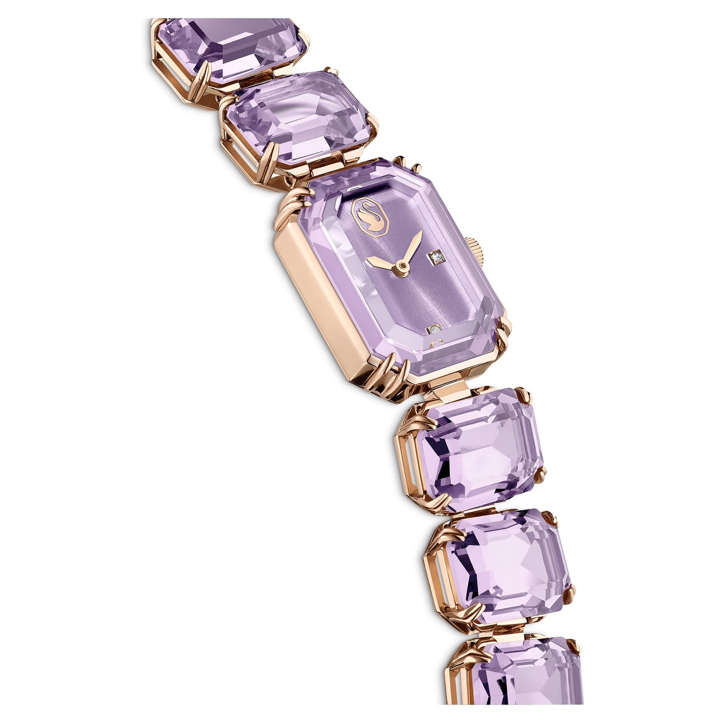 Women's Octagon Bracelet Crystal Dress Watch
