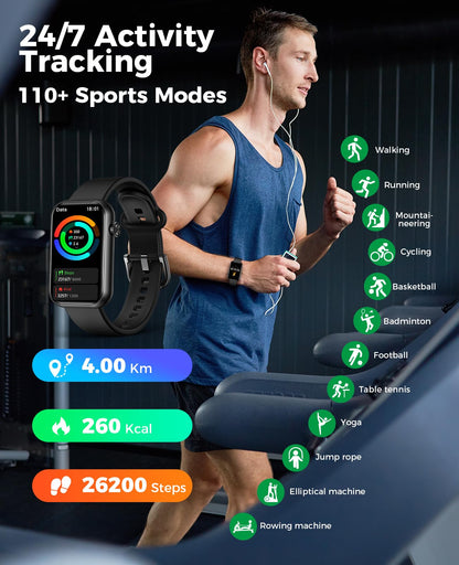 SOUYIE Smart Watch Fitness Tracker (Answer/Make Call)