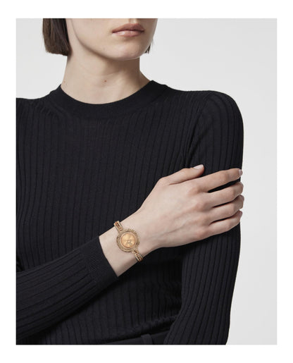 Women's Rose Gold Bracelet Watch with Luxury Design