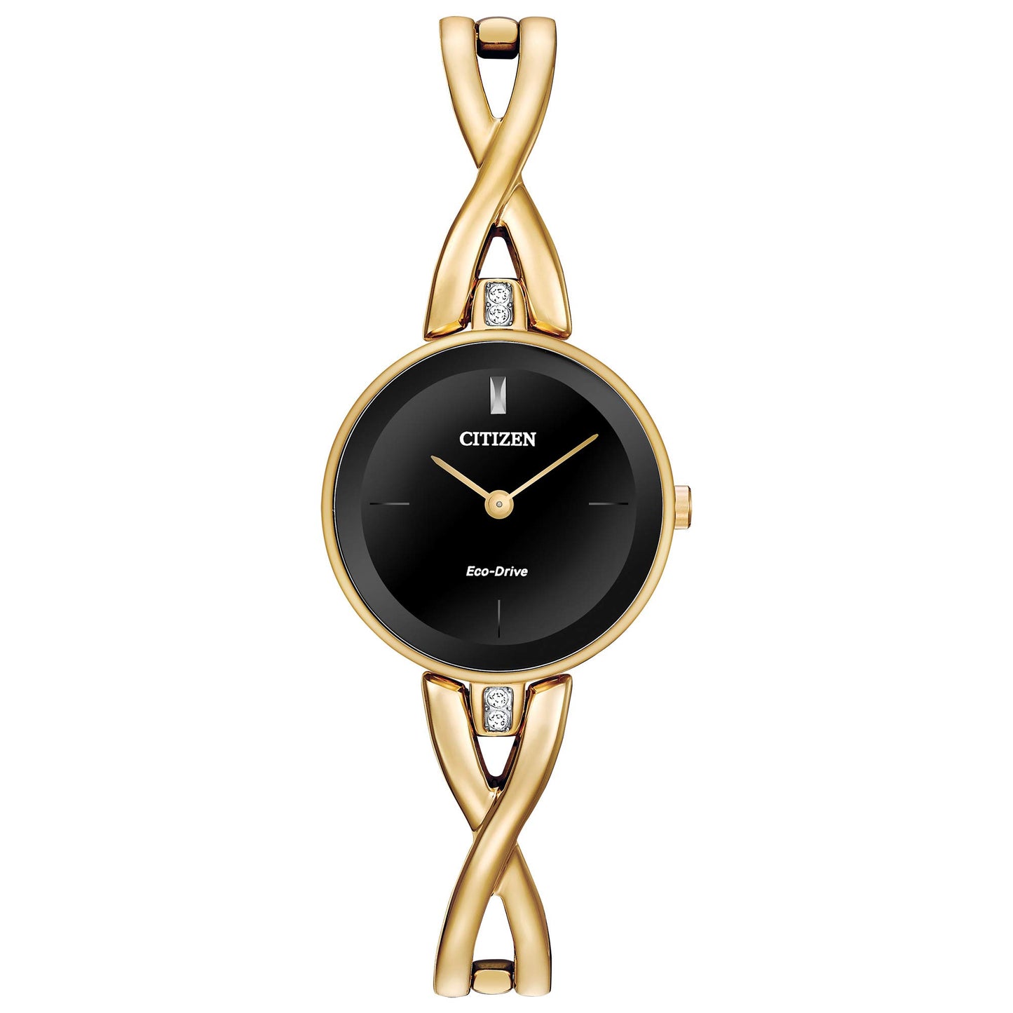 Women's Crystal Accent Stainless Steel Dress Watch