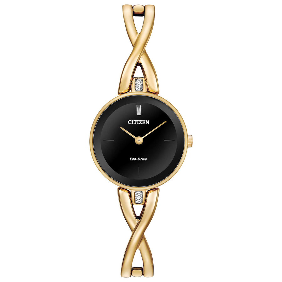 Women's Crystal Accent Stainless Steel Dress Watch