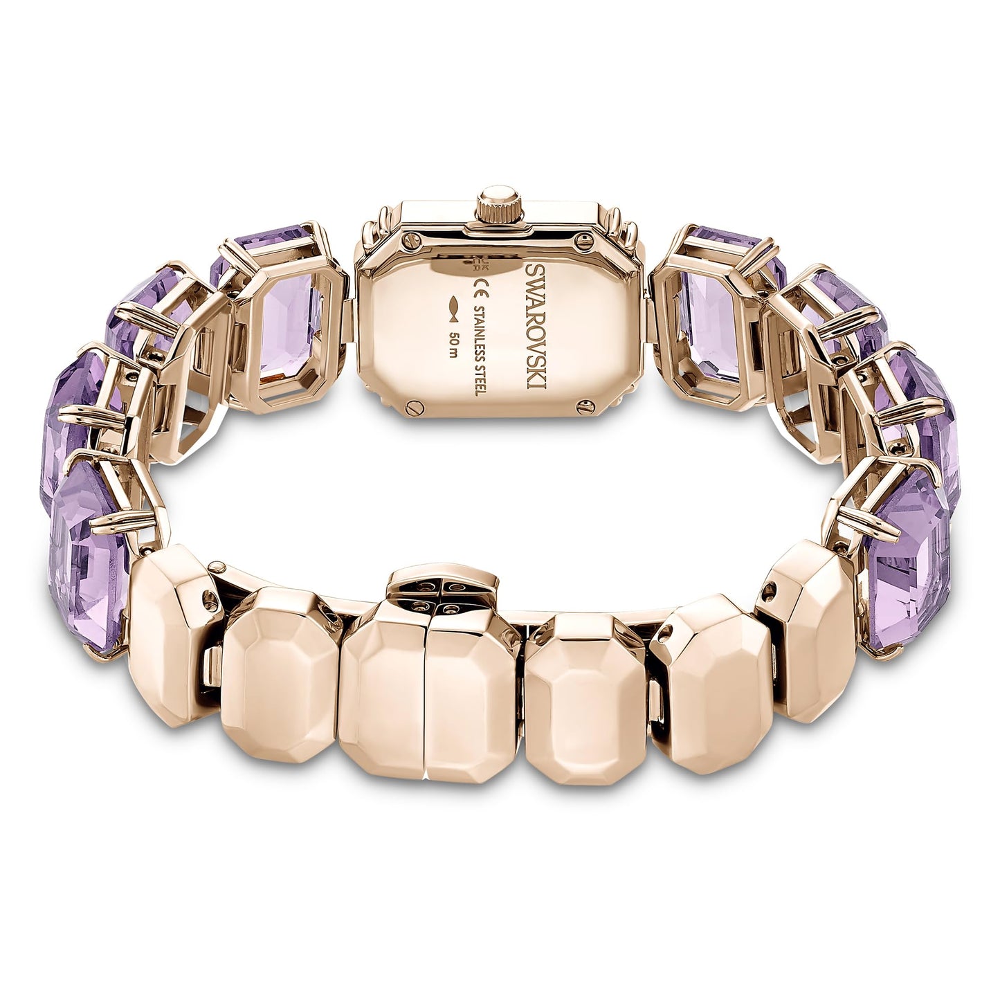 Women's Octagon Bracelet Crystal Dress Watch