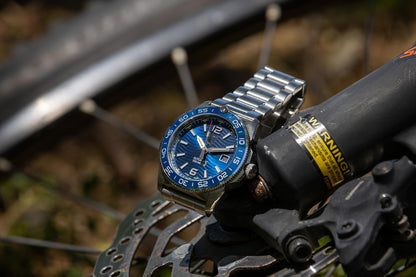 Men's 42mm Automatic Blue Diver Watch