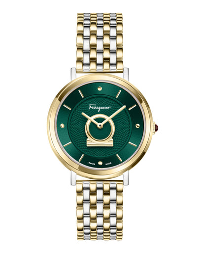 Women's Leather Strap Watch with Classic Design