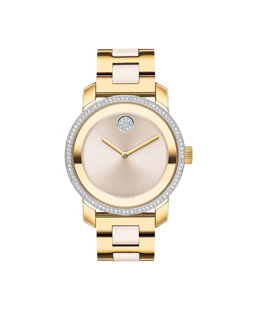 Women's Swiss Quartz Watch with Crystal Bracelet