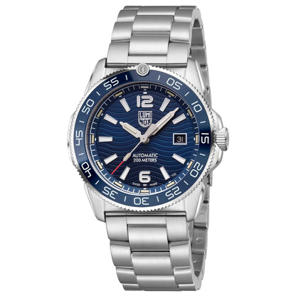 Men's 42mm Automatic Blue Diver Watch