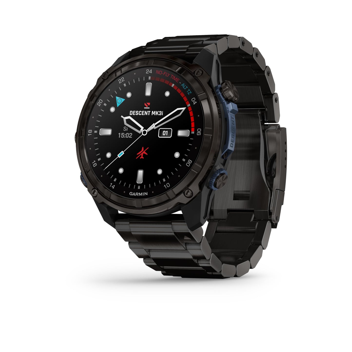Men's AMOLED GPS Dive Computer Watch 200M