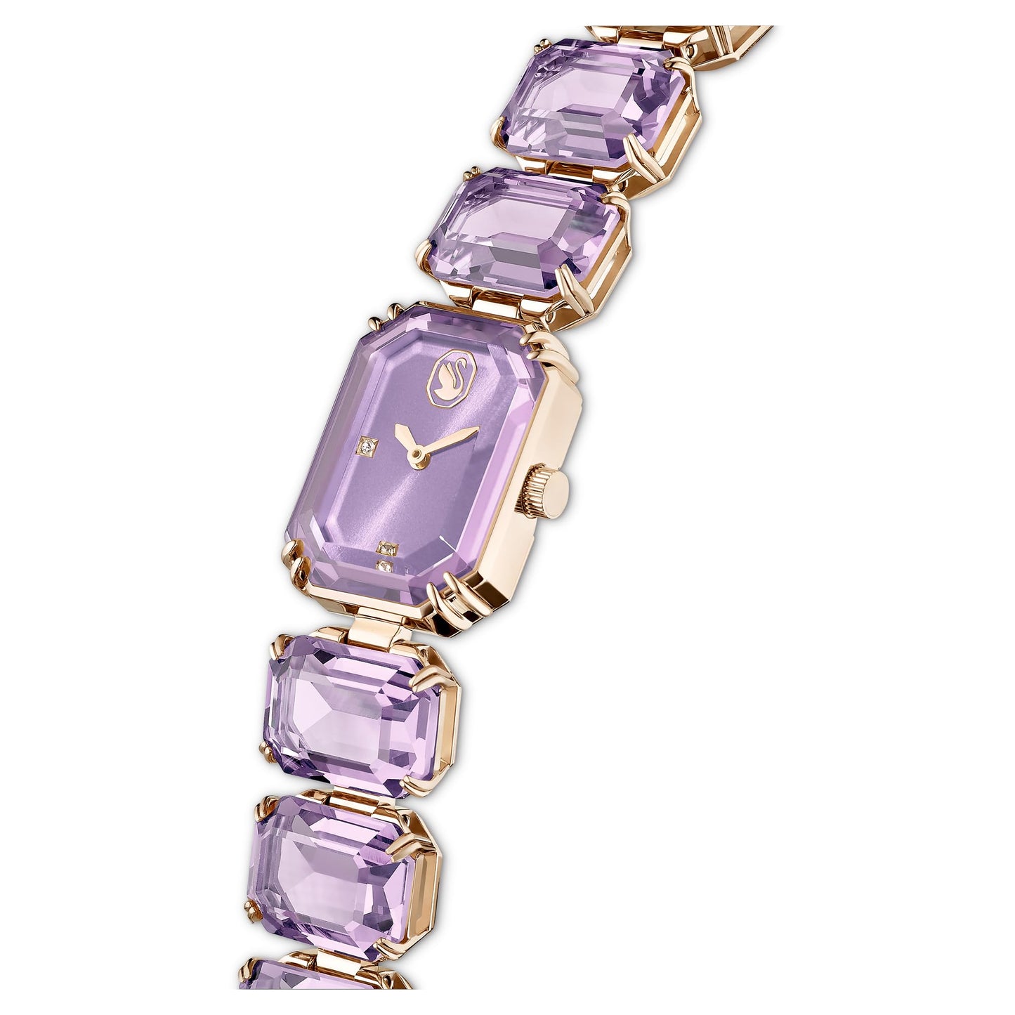 Women's Octagon Bracelet Crystal Dress Watch