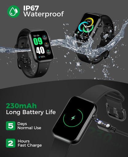 SOUYIE Smart Watch Fitness Tracker (Answer/Make Call)