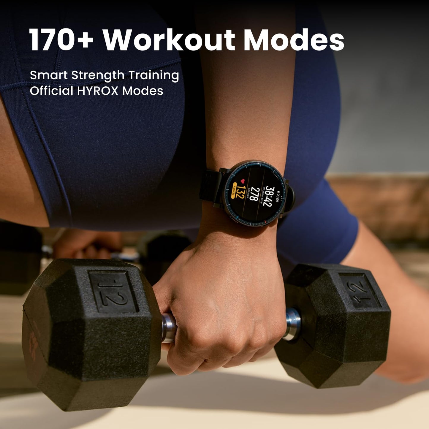 AMOLED Fitness Smart Watch with GPS and Offline Maps