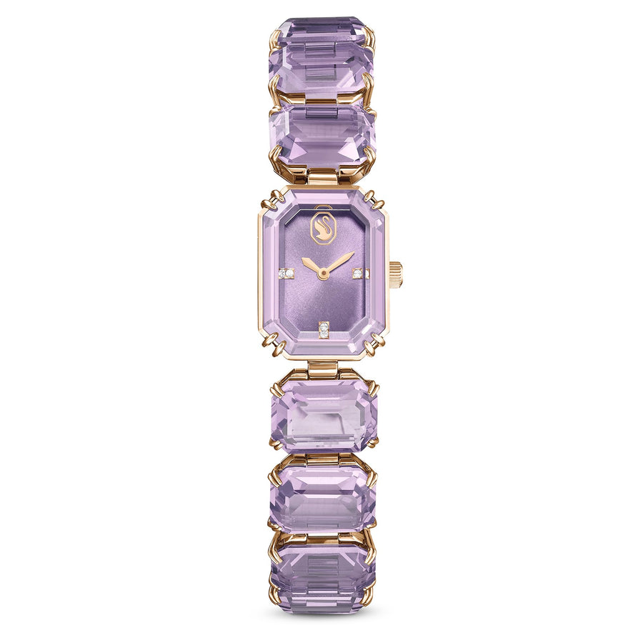 Women's Octagon Bracelet Crystal Dress Watch