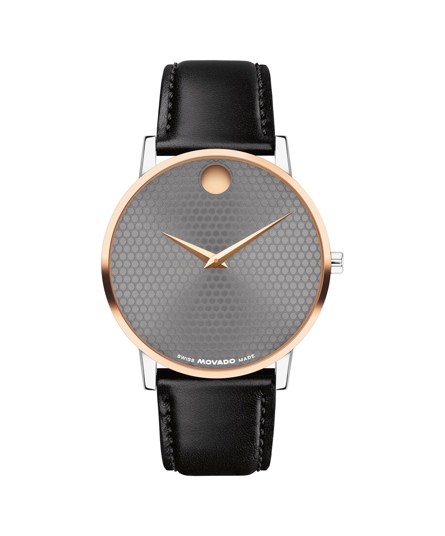 Men's Swiss Quartz Watch with Leather Strap