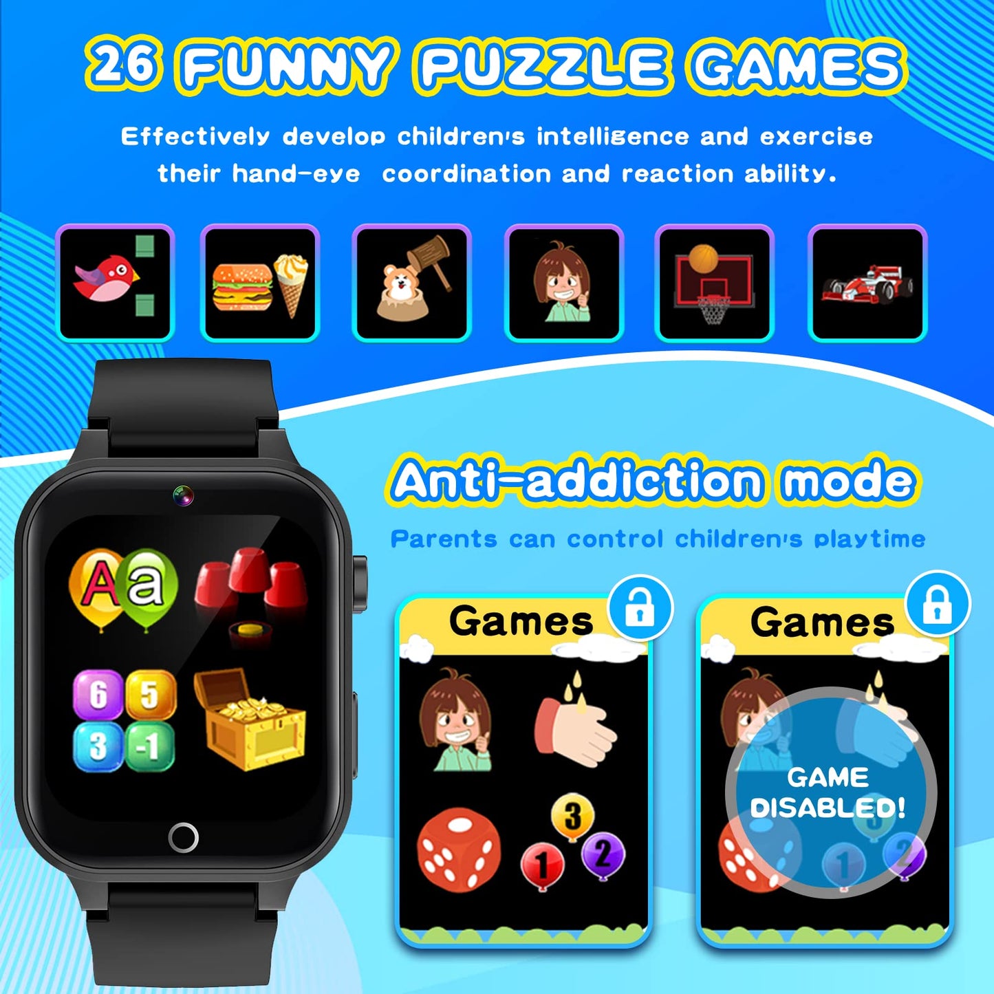 Kids Educational Smart Watch with Games and Activities