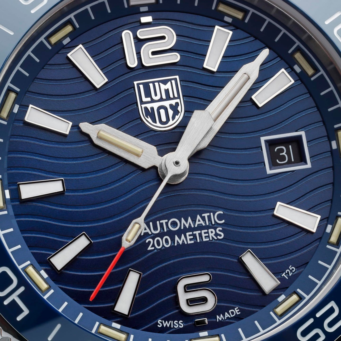 Men's 42mm Automatic Blue Diver Watch