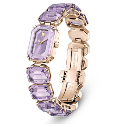 Women's Octagon Bracelet Crystal Dress Watch