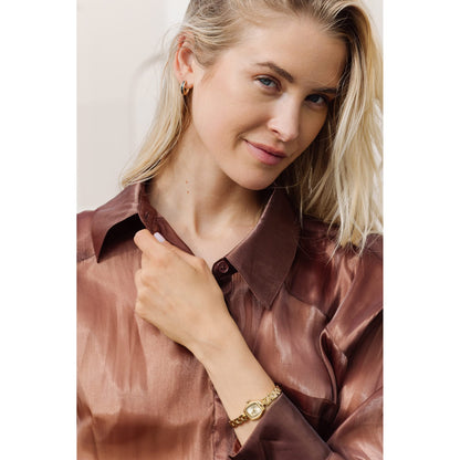 Women's Mini Dress Stainless Steel Quartz Watch